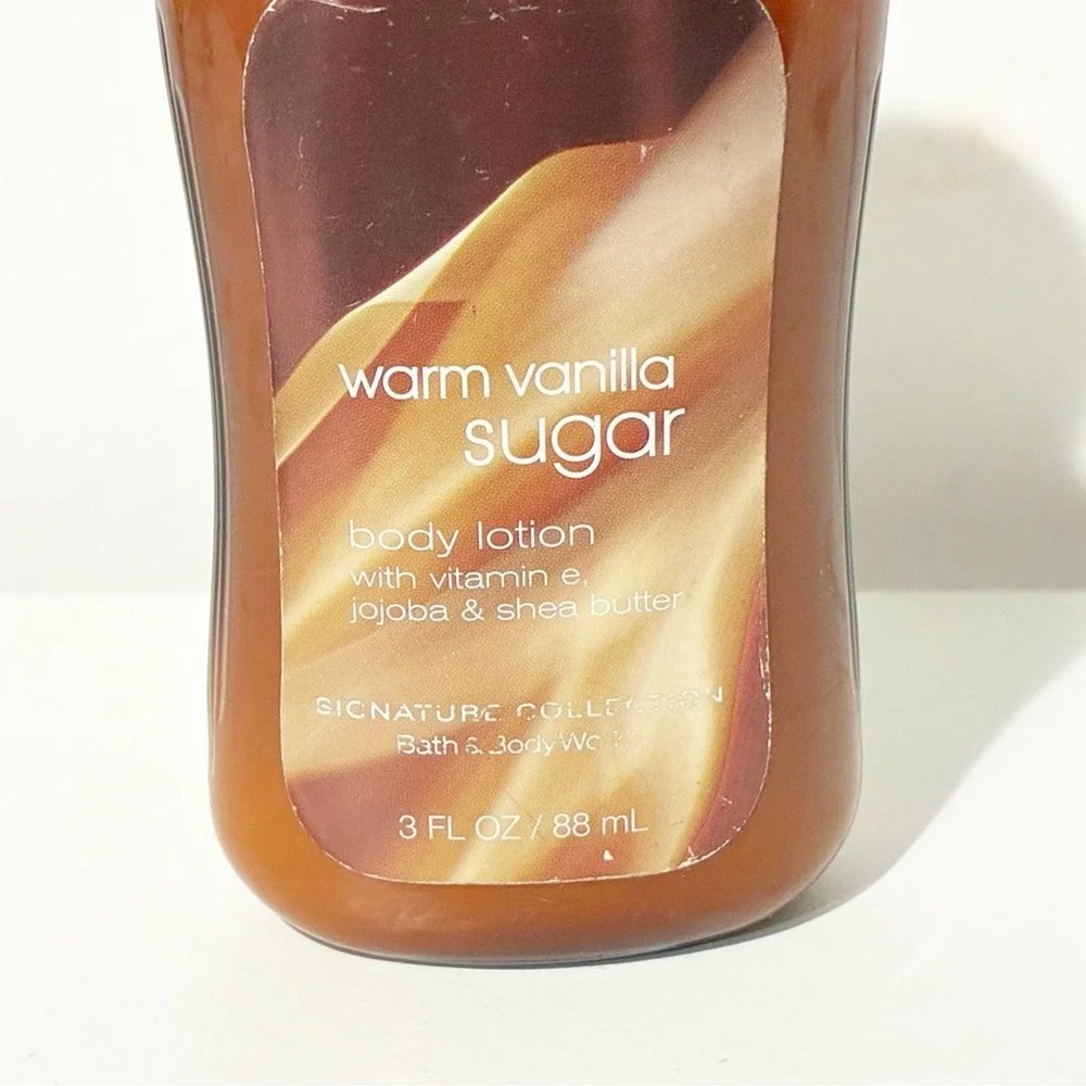 Bath‎ & Body Works WARM VANILLA SUGAR Travel Size Mini Hand Cream Body Lotion